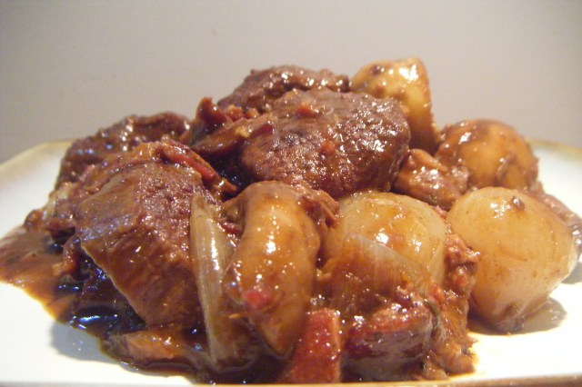 Julia Child's Boeuf a la Bourguignonne - Kitchen Feasts