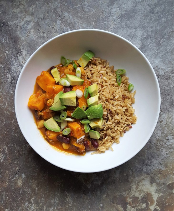 sweet potato &amp; bean stew